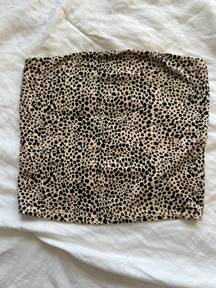 American Eagle Leopard Print Tube Top