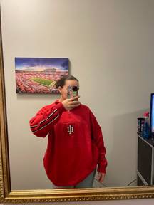 Vintage  IU Quarterzip