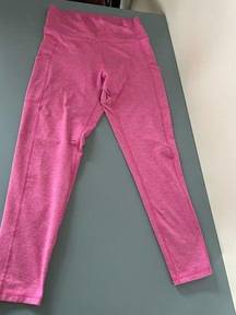 Aerie  Chill Play Move womens pink leggings size L