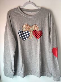 ♥️ Heart Sweatshirt, XXL