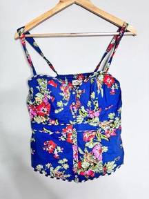 Hollister Holister Y2K floral corset top sz M