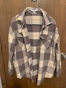 Maurice's Oversized Flannel Shacket