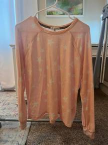 Pj Salvage Pink Star Sweater 