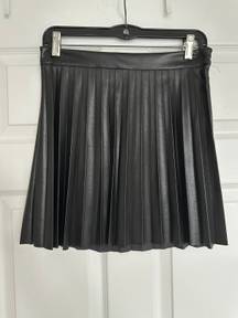 Black Leather Skirt