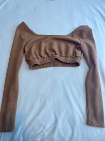 Forever 21 Long Sleeve Crop Top