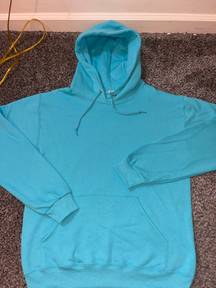 996MR Scuba Blue Hooded Sweatshirt