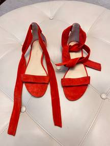 Coral Red Sandals