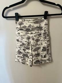 Weworewhat Toile Biker Shorts