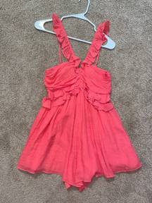 DO+BE Pink Ruffle Romper