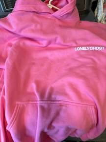 Lonely Ghost Pink  Hoodie