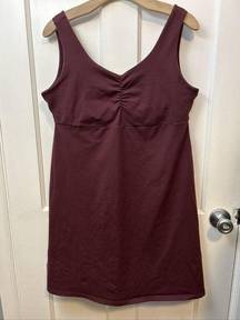 Kuhl Harmony Outdoors Activity Dress Built in Bra Maroon - NWOT - Size Large