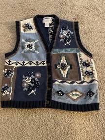 Vintage  Hand Embroidered Vest