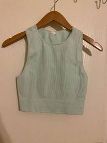 Light Mint Green Work Out Top Small