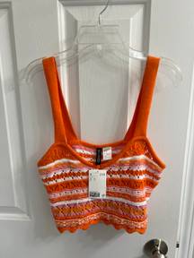 NWT  Crochet Tank Top