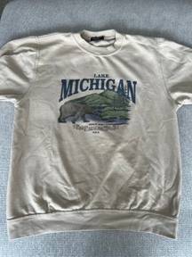 Vintage Look Lake Michigan Crewneck 