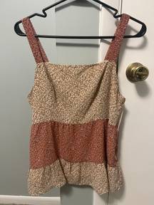 Peplum Tank Top