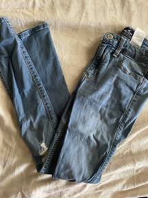 Hollister Ripped Blue Jeans