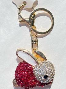 NWT, Bunny Rabbit, Bag Charm keychain