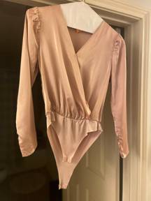 Strut & Bolt Champagne Blouse Bodysuit