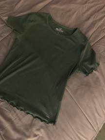 Hollister Olive Green  Baby Tee