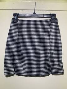 Gingham Mini Skirt