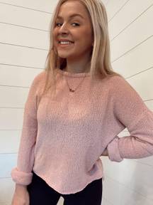 Taylor And Sage Pink Sweater