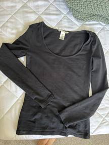 Black Long-Sleeve Shirt