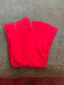 Red Capri Pants