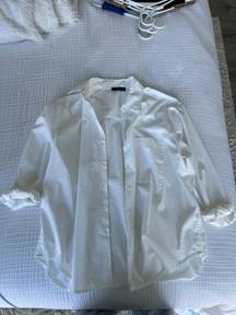 White Button Up/Beach Cover Up