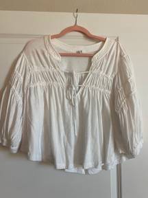 White Peasant Blouse