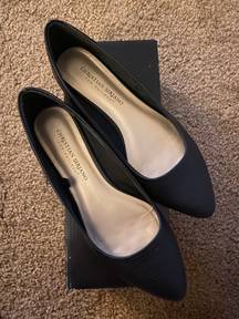 Black Pointed Toe Flats