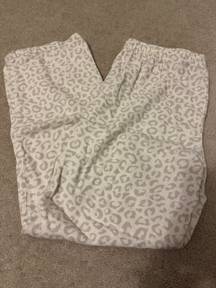 White Leopard PJ Pants