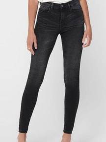 JDY High Waist Black Skinny Jeans