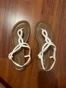 White Strap Sandals