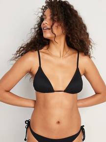 Black Triangle Bikini Top