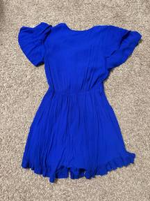 royal blue romper