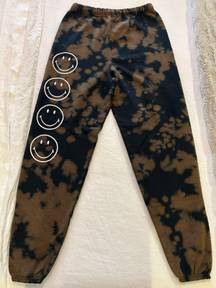 PacSun Smiley Face Bleached Sweatpants