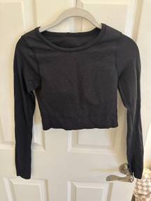 Long Sleeve Crop Top