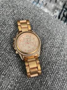 Jeweled Rose Gold Statement Watch