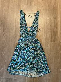 Pull & Bear  Patterned Backless Dress