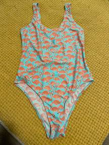 Flamingo One Piece Bathing Suit