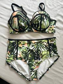 2 Piece High Waisted Bikini 