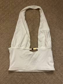 Princess Polly NWOT  White Halter Top