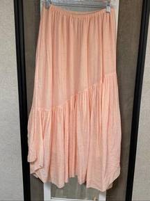 1062 Joie Peach Flowy Skirt