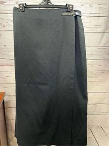 Josephine Chaus 10 petite 100% wool black skirt - 2465