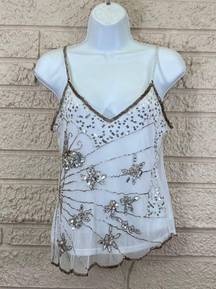 M. K. M Designs Sequin Butterfly Camisole 