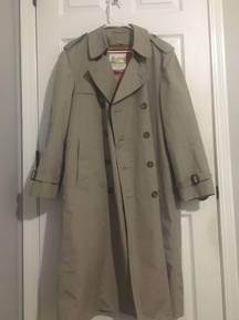 Long Belted Trench Coat