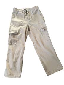 Rue21 Womens Twill Cargo Skater Pants Beige Stretch Flap Pockets Women Medium