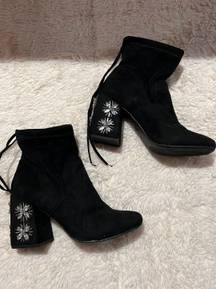 Target Black Heeled Booties