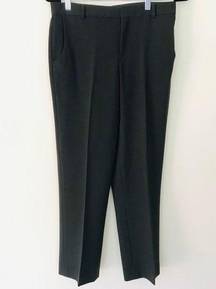 Tse Surface Brown Wool Blend High Rise Cropped Dress Pants Women's Size 8